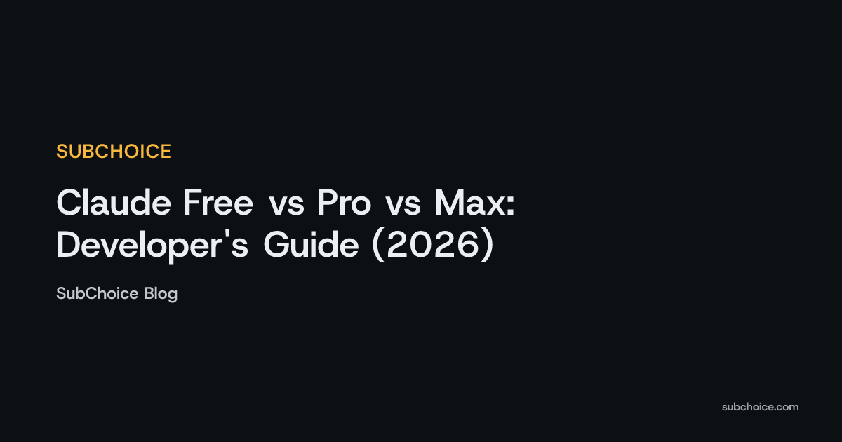 Cover image for Claude Free vs Pro vs Max: Developer's Guide (2026)