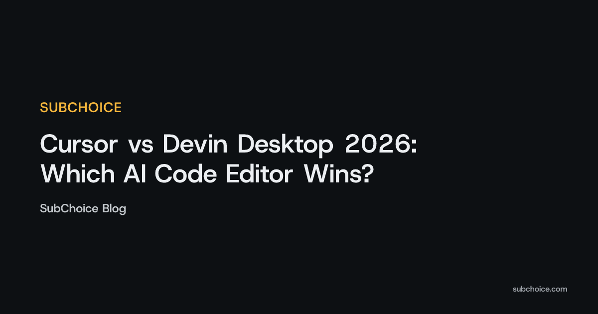 Cover image for Cursor vs Devin Desktop 2026: Which AI Code Editor Wins?