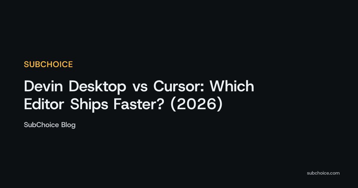 Cover image for Devin Desktop vs Cursor: Which Editor Ships Faster? (2026)